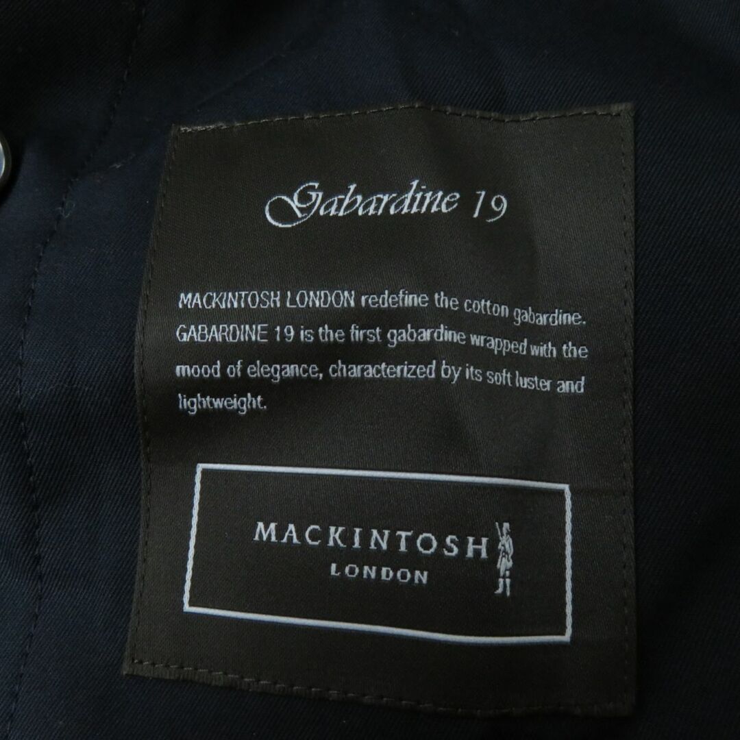 MACKINTOSH(マッキントッシュ)の美品☆正規品 MACKINTOSH LONDON マッキントッシュロンドン G5A17-110 ウールライナー付 トレンチコート ネイビー 36 レディース 日本製 レディースのジャケット/アウター(トレンチコート)の商品写真