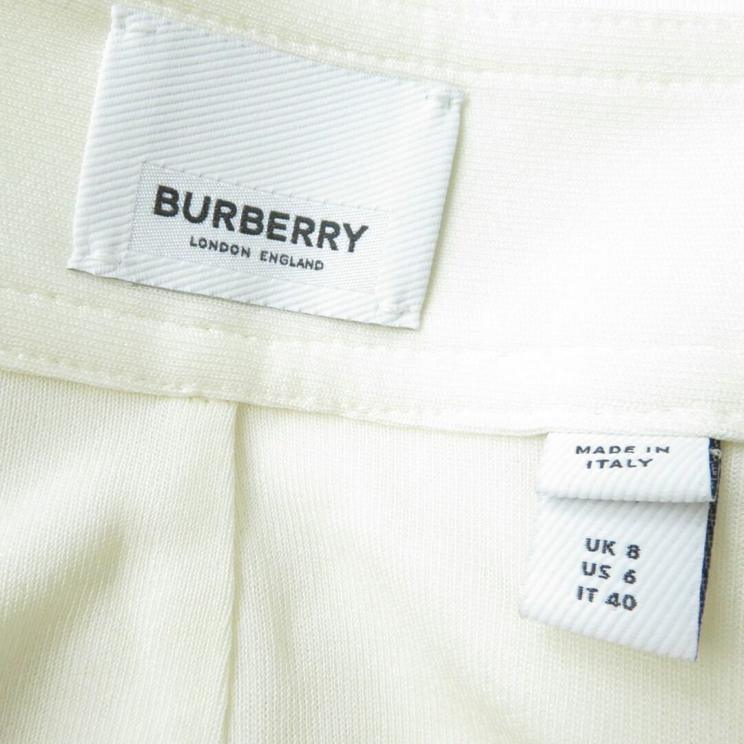 BURBERRY(バーバリー)の極美品☆正規品 BURBERRY LONDON ENGLAND バーバリー ロンドン イングランド レーヨン パンツ/ボトムス アイボリー 40 伊製　レディース レディースのパンツ(その他)の商品写真