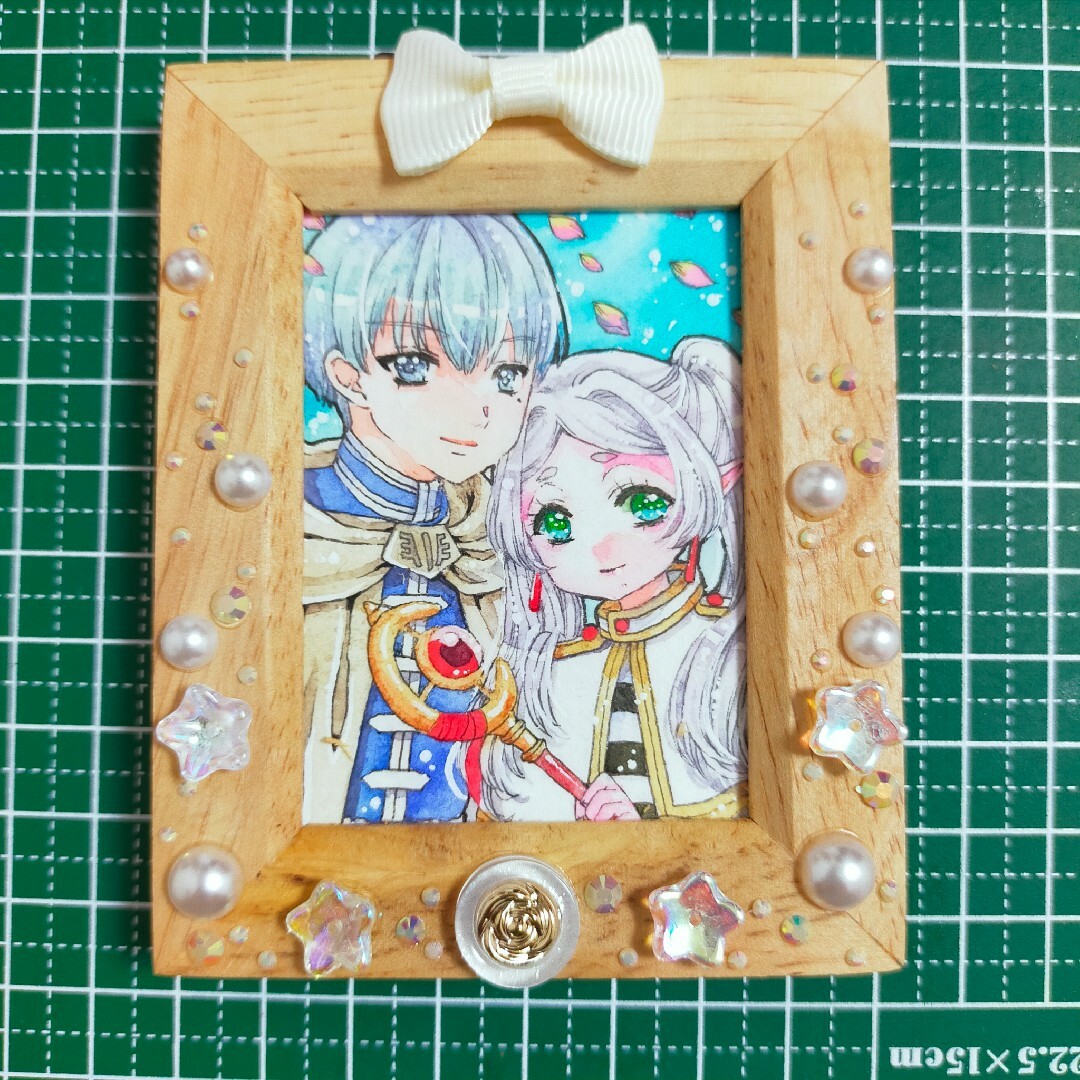 ヨハク様専用ページ♡ 手描きイラスト 簡易リクエスト エンタメ/ホビーのアート用品(写真額縁)の商品写真