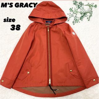 M'S GRACY - 【美品】エムズグレイシー 可愛くて上品コートグレー系 M'S GRACY - 【美品】エムズグレイシー 可愛くて上品コートグレー系