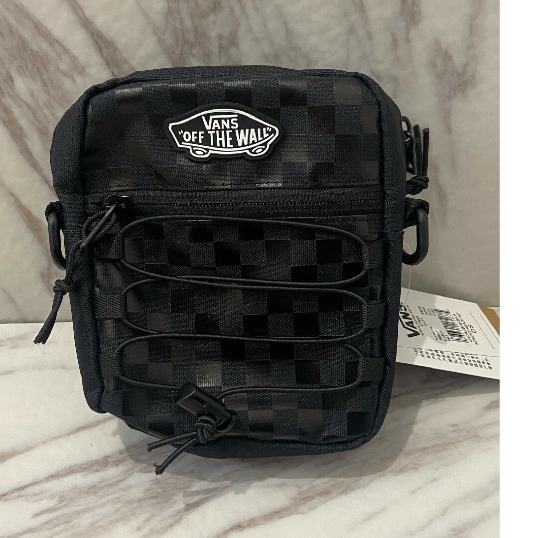 VANS(ヴァンズ)のaa VANS バンズ ショルダーバッグ  SHOULDER 　黒　チェッカー レディースのバッグ(ショルダーバッグ)の商品写真
