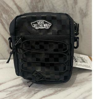 ヴァンズ(VANS)のaa VANS バンズ ショルダーバッグ  SHOULDER 　黒　チェッカー(ショルダーバッグ)