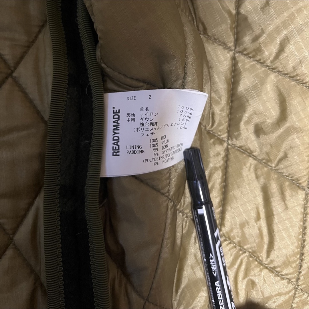 READYMADE(レディメイド)のREADY MADE BLANKET CHECK SHIRT  キルティング メンズのジャケット/アウター(ブルゾン)の商品写真