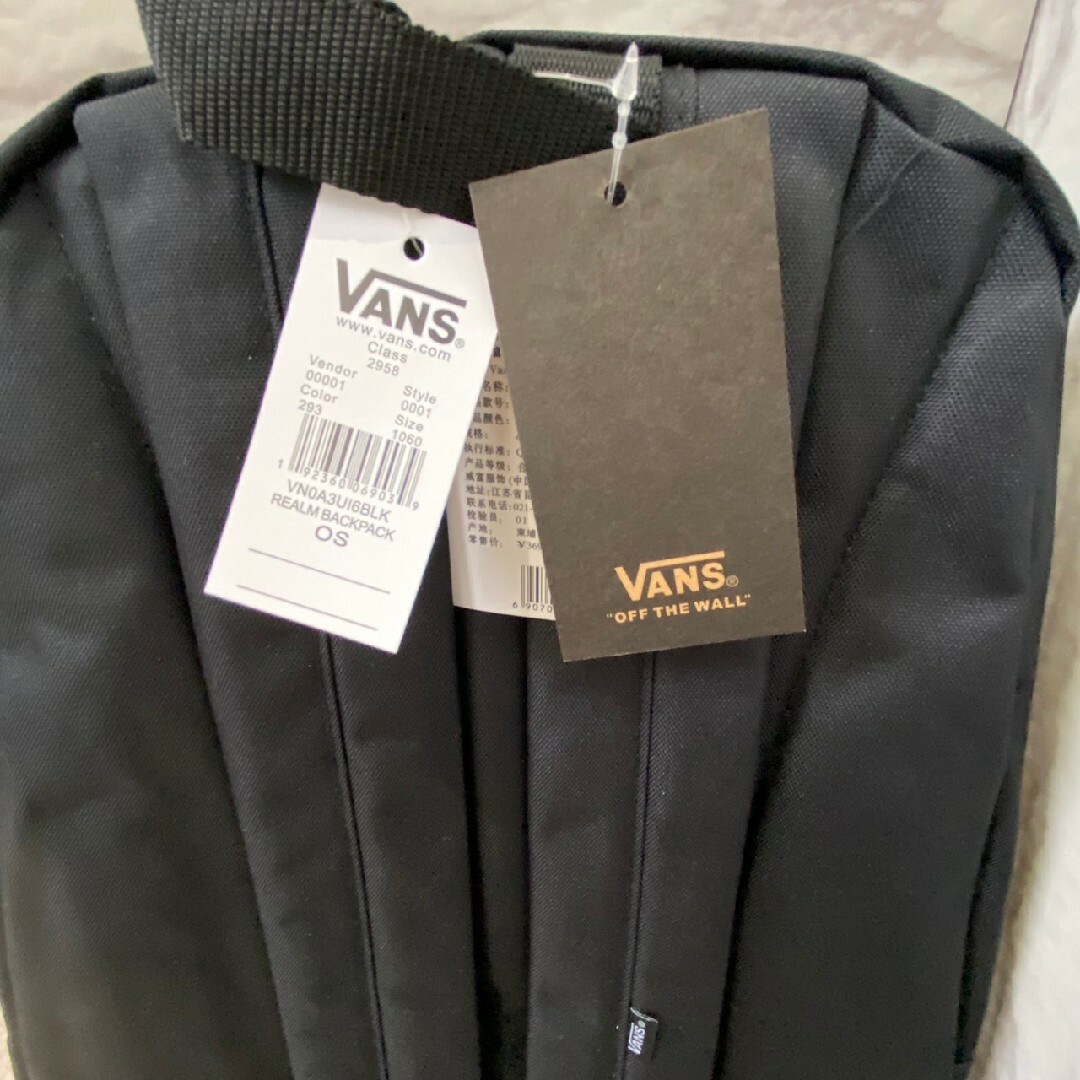 VANS(ヴァンズ)のda VANS バンズ　リュック 　黒　ブラック メンズのバッグ(バッグパック/リュック)の商品写真