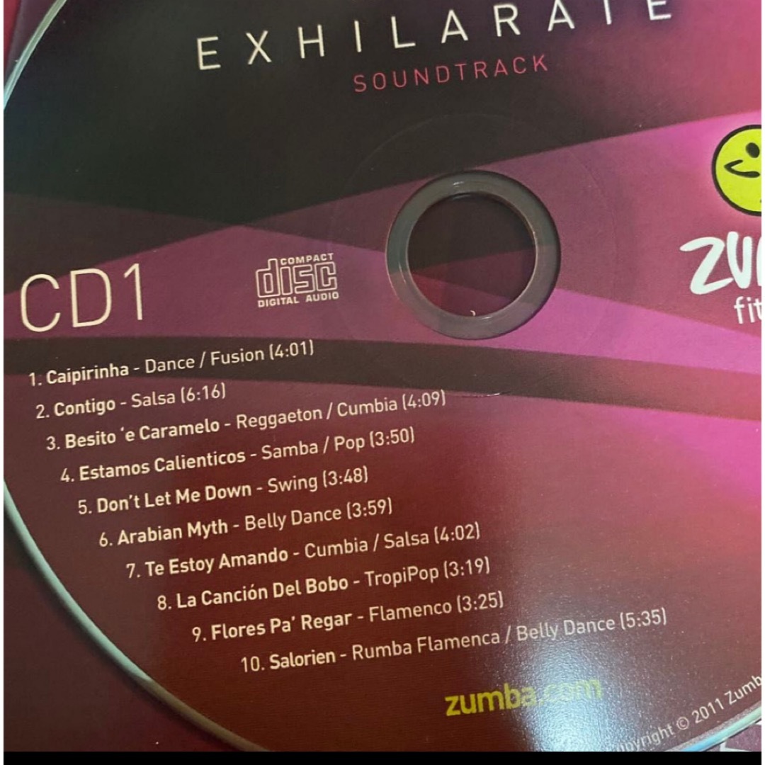 Zumba(ズンバ)のZUMBAトーニングスティックとCD エンタメ/ホビーのDVD/ブルーレイ(スポーツ/フィットネス)の商品写真