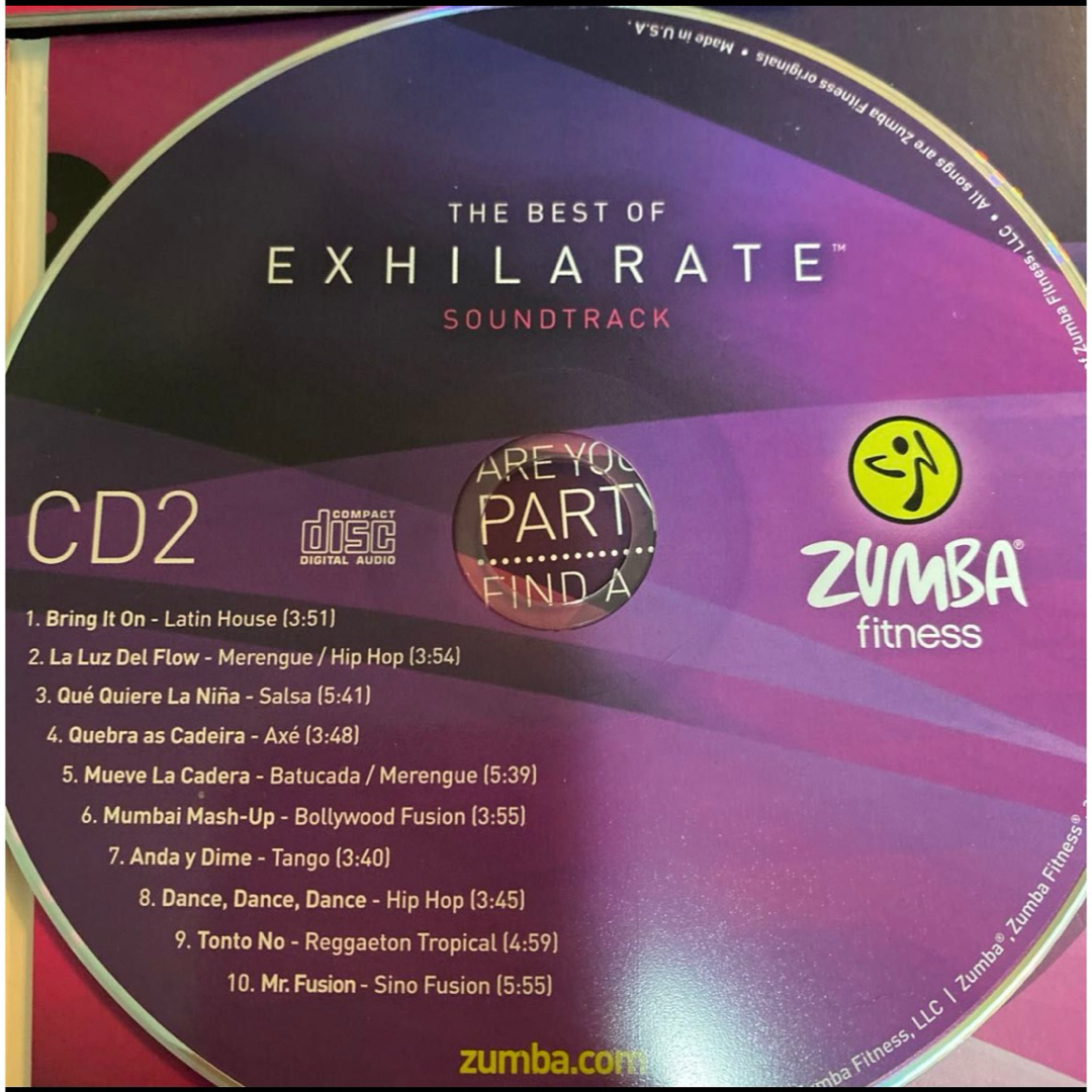 Zumba(ズンバ)のZUMBAトーニングスティックとCD エンタメ/ホビーのDVD/ブルーレイ(スポーツ/フィットネス)の商品写真