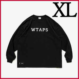 新品 Black XL WTAPS COLLEGE / LS / COTTON(Tシャツ/カットソー(七分/長袖))