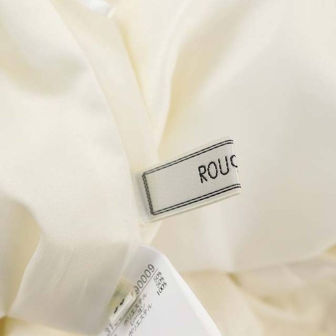 Rouge vif(ルージュヴィフ)のルージュヴィフ Rouge vif ラップオールインワン 36 S 白 レディースのパンツ(サロペット/オーバーオール)の商品写真