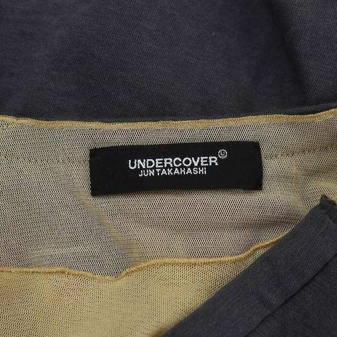 UNDERCOVER(アンダーカバー)のアンダーカバー 23SS ミックスシフォンカットソー 五分袖 チュール メンズのトップス(その他)の商品写真