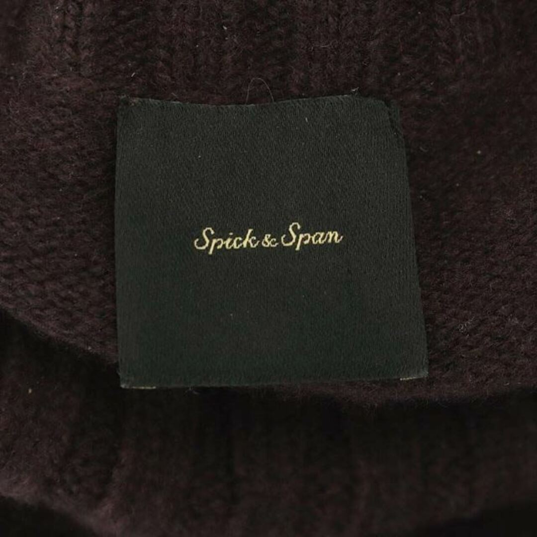Spick & Span(スピックアンドスパン)のスピック&スパン カシミヤウールタートルプルオーバー ニット セーター F 茶 レディースのトップス(ニット/セーター)の商品写真