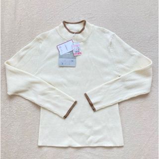 シマムラ(しまむら)の新品【L】しまむら×haruコラボ　ハイショクリブHNPO ハイネックプルオーバ(ニット/セーター)