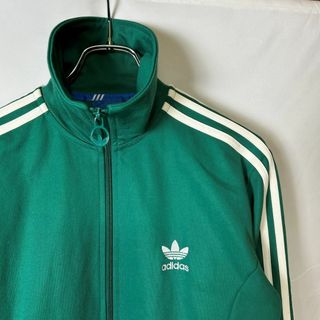 Originals（adidas） - adidas 青 ロックアップ ジャージ ナイロン