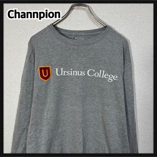 チャンピオン(Champion)の【チャンピオン】ロンT 長袖Tシャツ　カレジッロゴ　アーサイナス グレー目玉６(Tシャツ/カットソー(七分/長袖))