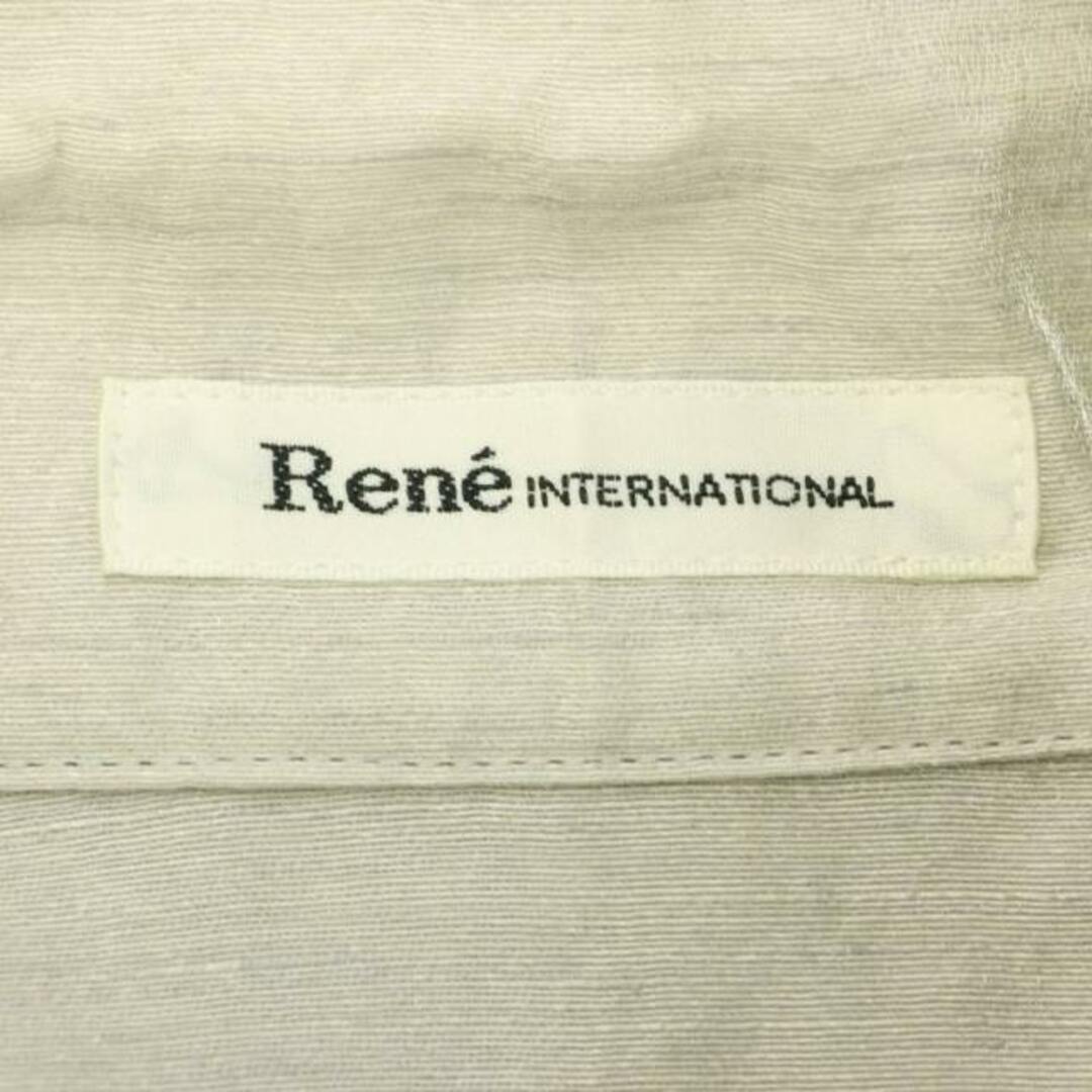 René(ルネ)のルネ Rene ジャケット 肩パッド フリル 36 S グレー レディースのジャケット/アウター(その他)の商品写真