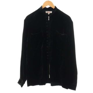 アザー(other)のMASU VELVET ZIP-UP SHIRTS ジャケット 44 S 黒(その他)