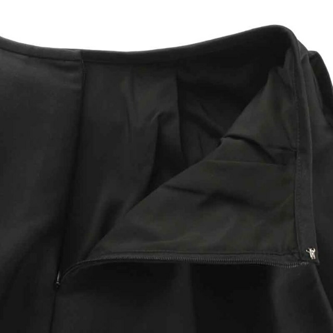 Chesty(チェスティ)のチェスティ フレアスカート ひざ丈 ロング ミモレ タック 0 S 黒 レディースのスカート(ひざ丈スカート)の商品写真