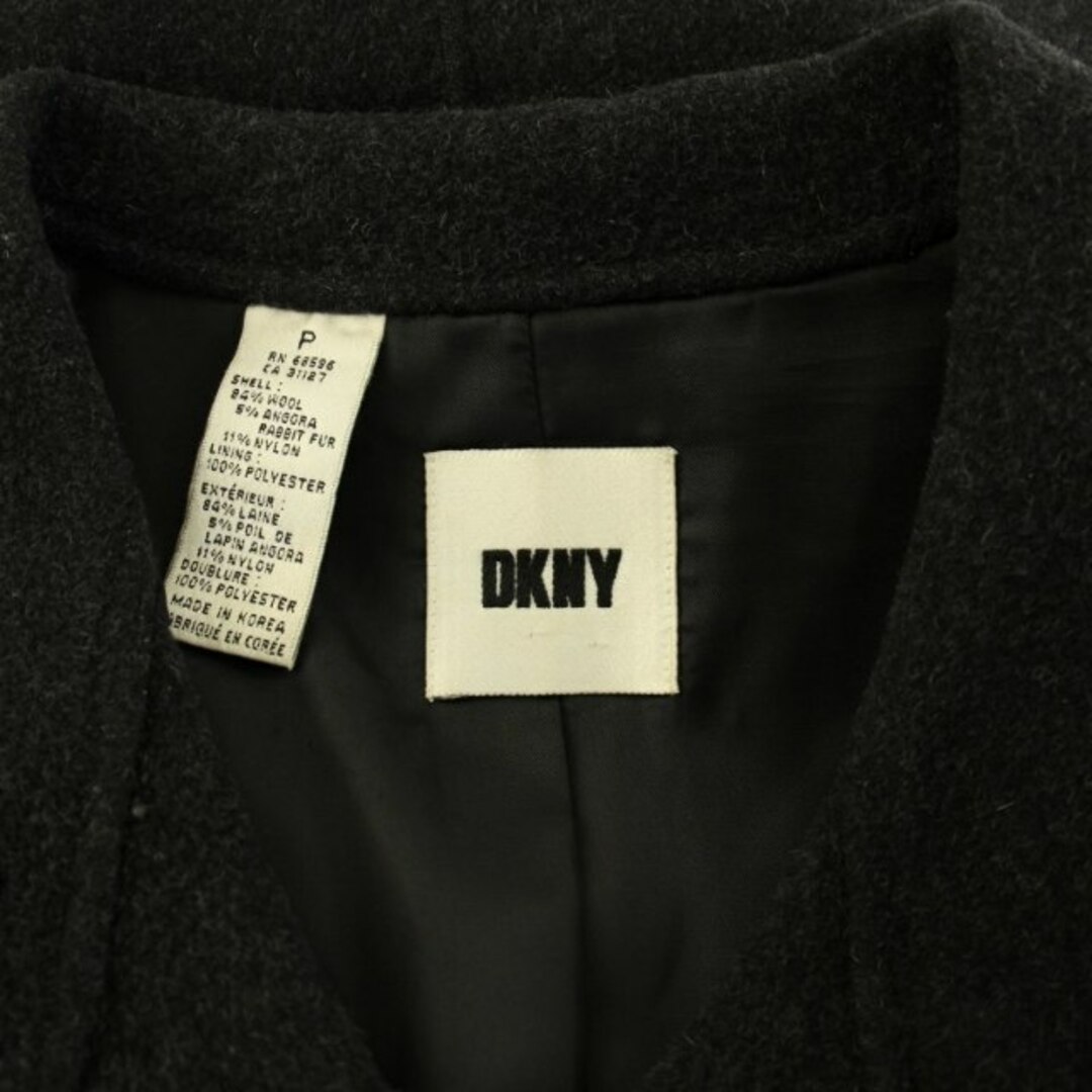 DKNY(ダナキャランニューヨーク)のダナキャランニューヨーク スタンドカラーコート P S チャコールグレー レディースのジャケット/アウター(その他)の商品写真