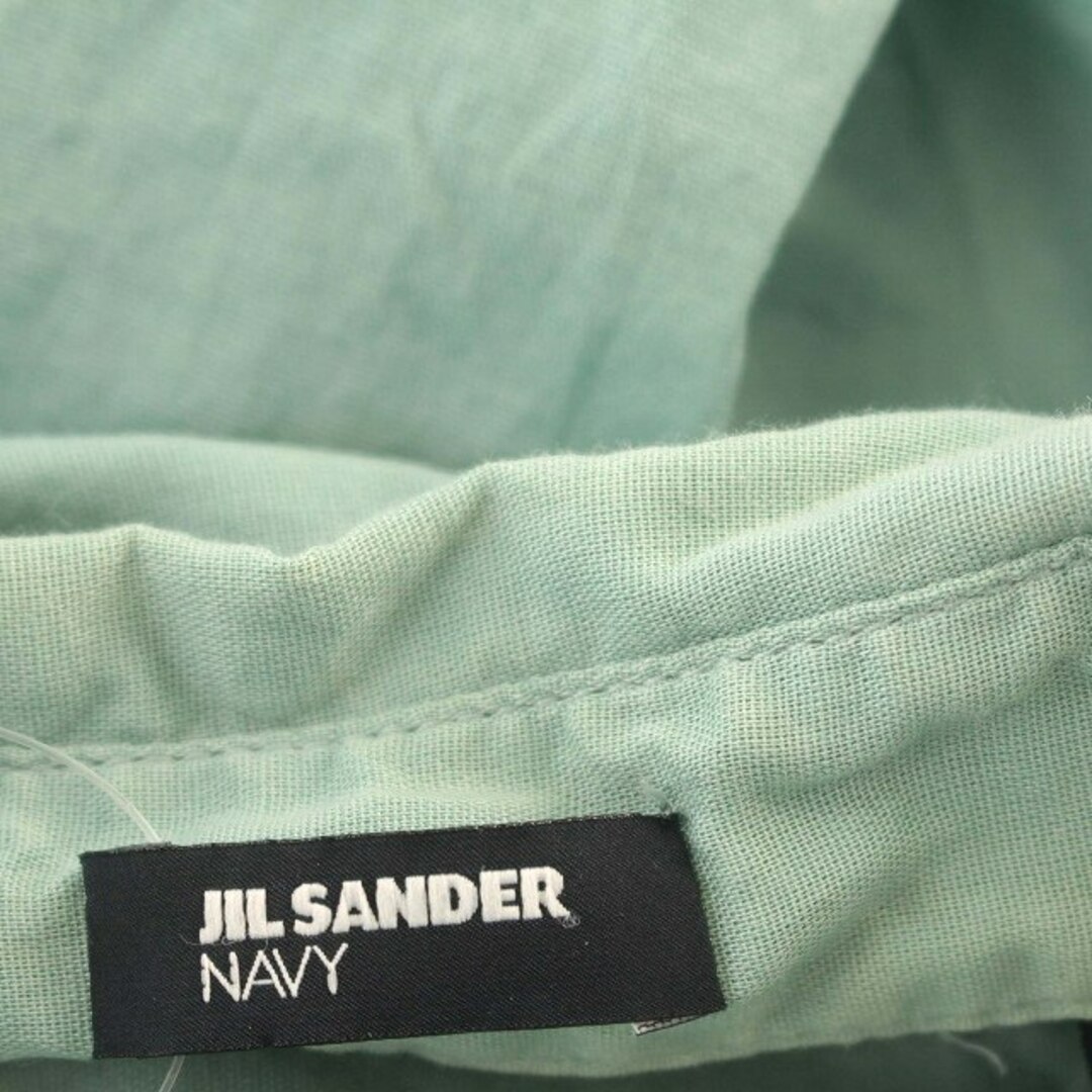 Jil Sander(ジルサンダー)のジルサンダー JIL SANDER シャツ ブラウス 半袖 34 グリーン レディースのトップス(シャツ/ブラウス(半袖/袖なし))の商品写真