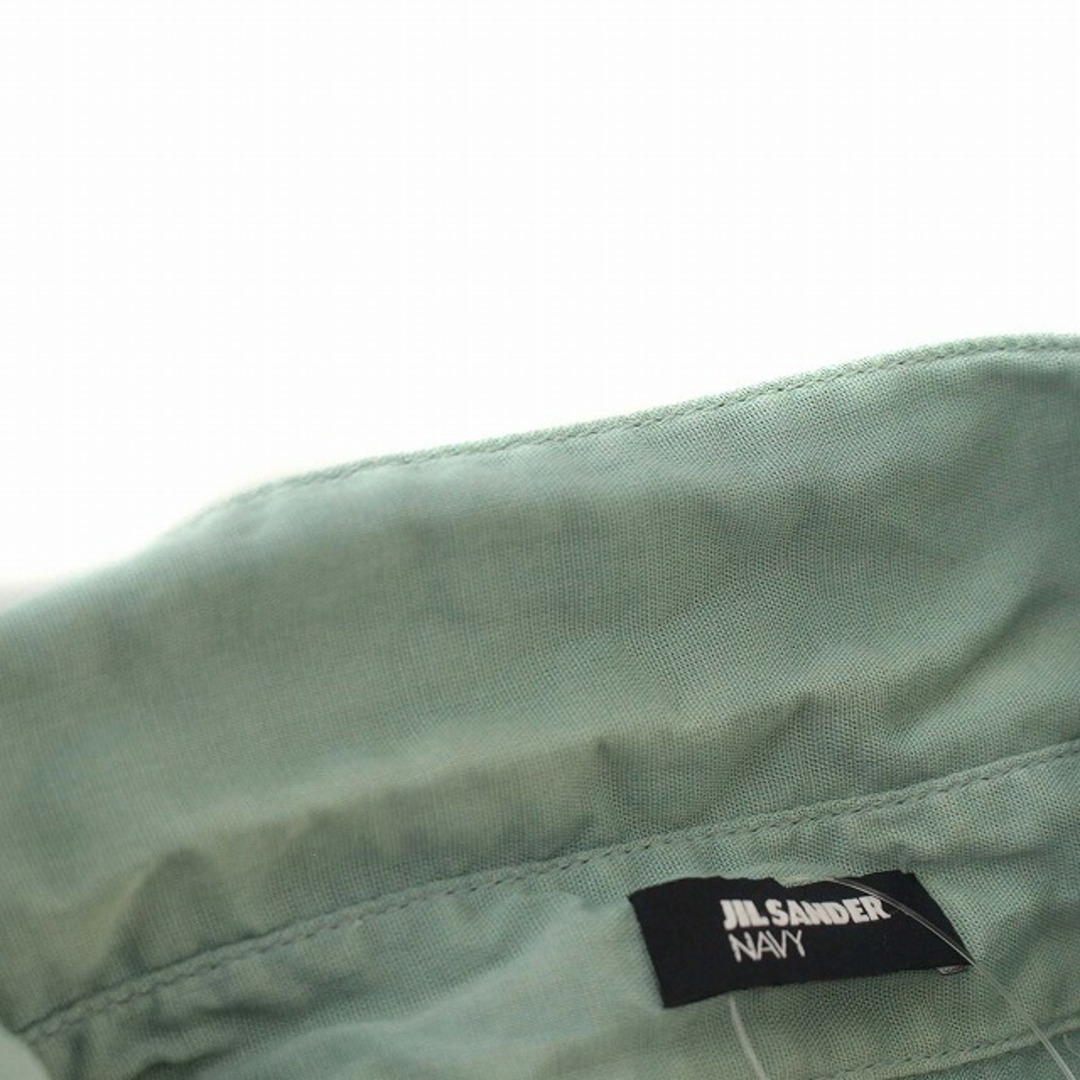 Jil Sander(ジルサンダー)のジルサンダー JIL SANDER シャツ ブラウス 半袖 34 グリーン レディースのトップス(シャツ/ブラウス(半袖/袖なし))の商品写真