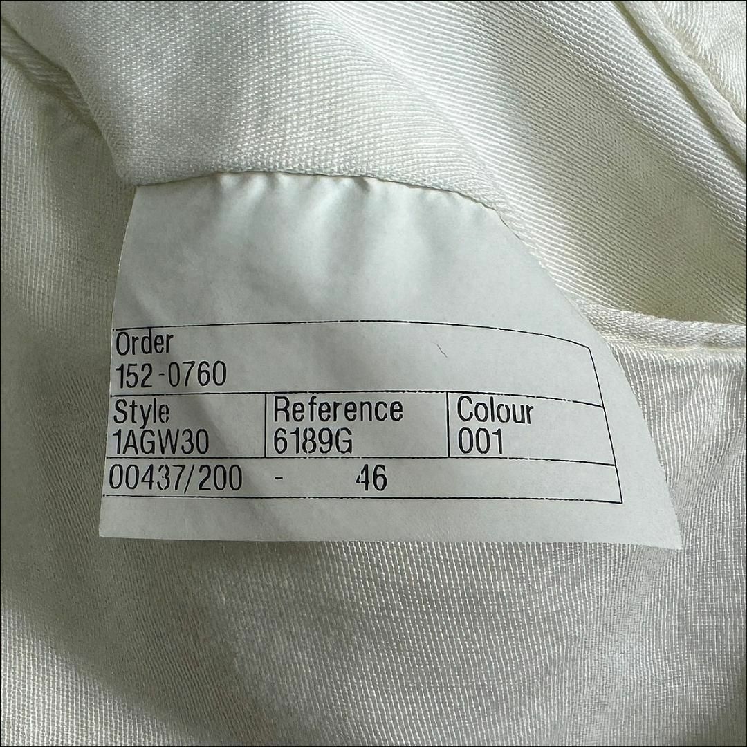 INCOTEX(インコテックス)のJ3542 美品 インコテックス CHINOLINO リネンパンツ 白 46 メンズのパンツ(スラックス)の商品写真