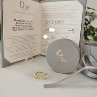 ディオール(Dior)のDior　ディオール　アムール　ouiリング　45　ダイヤモンド　Ꮶ18ゴールド(リング(指輪))