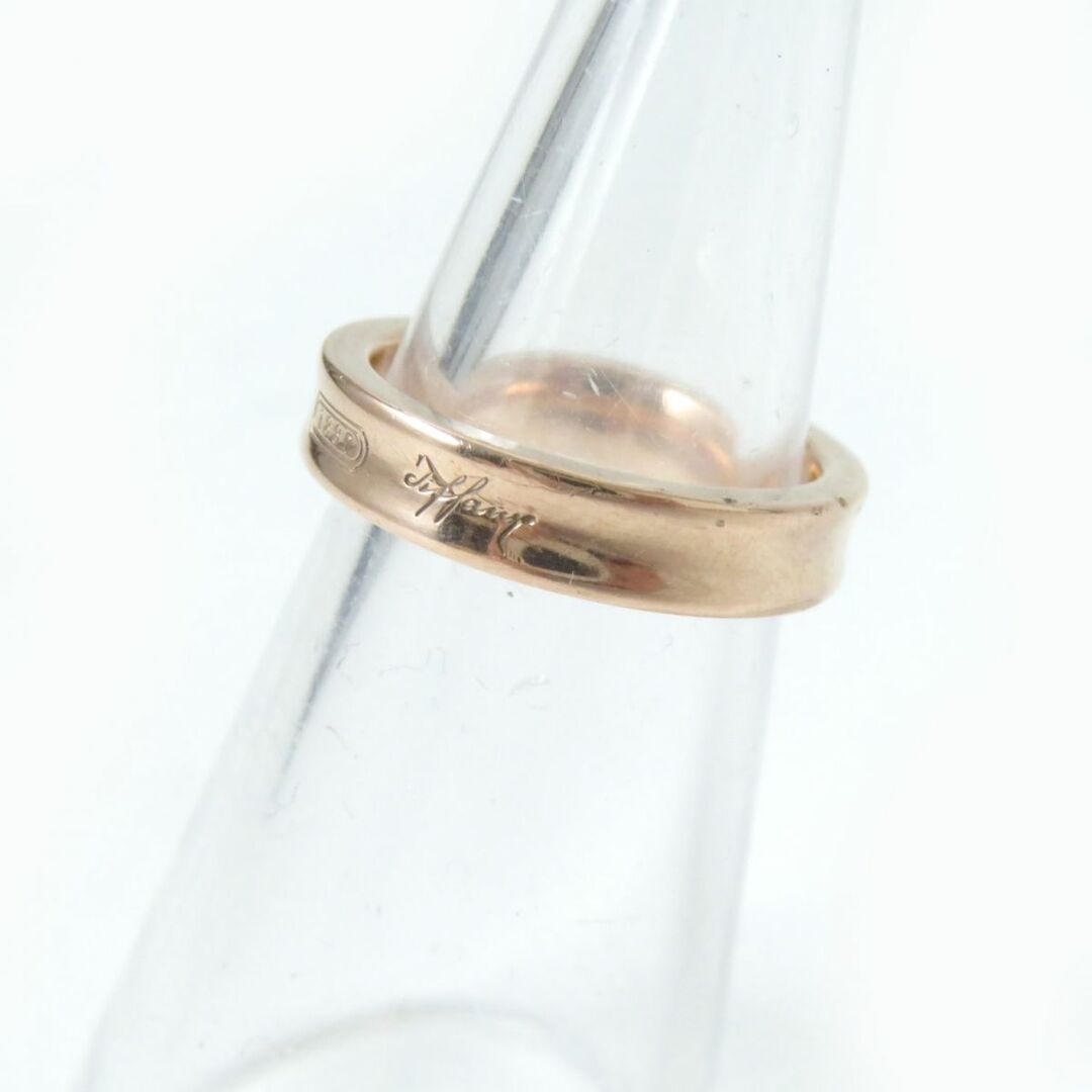 Tiffany & Co.(ティファニー)の美品☆TIFFANY＆Co. ティファニー 2012年限定 1837 ナロー リング ルベドメタル 指輪 ローズゴールド 約7号 レディース レディースのアクセサリー(リング(指輪))の商品写真