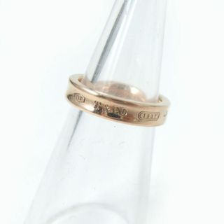 ティファニー(Tiffany & Co.)の美品☆TIFFANY＆Co. ティファニー 2012年限定 1837 ナロー リング ルベドメタル 指輪 ローズゴールド 約7号 レディース(リング(指輪))