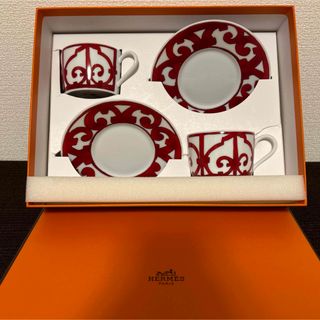 エルメス(Hermes)のエルメス　ガダルキヴィール　ティー　カップ&ソーサー　新品未使用(グラス/カップ)