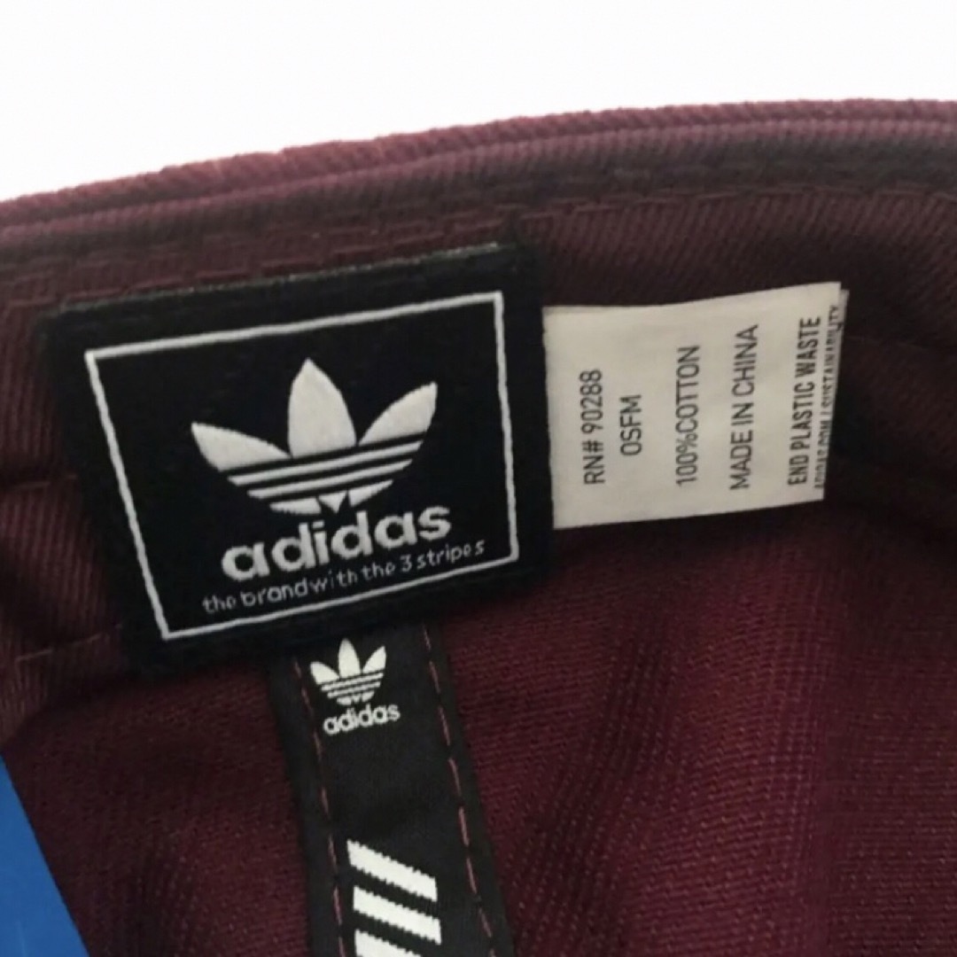 adidas(アディダス)のレア【新品】adidas アディダス USA キャップ  MAROON メンズの帽子(キャップ)の商品写真