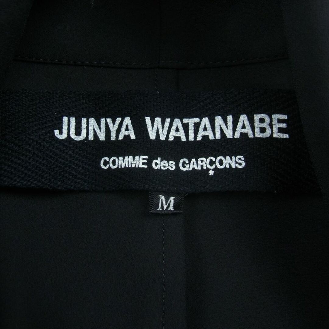 JUNYA WATANABE COMME des GARCONS(ジュンヤワタナベコムデギャルソン)のJUNYA WATANABE COMME des GARCONS ジュンヤワタナベコムデギャルソン AD2003 JM-J032 ボタンレス ロング シャツ ブラウス ブラック系 M【中古】 レディースのトップス(シャツ/ブラウス(長袖/七分))の商品写真