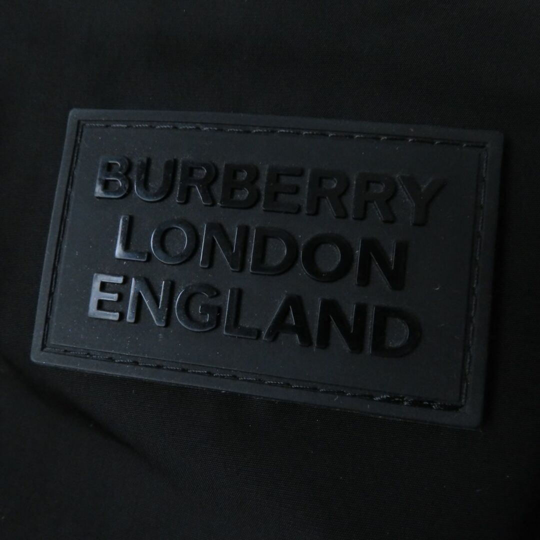 BURBERRY(バーバリー)の美品☆国内正規品 BURBERRY LONDON ENGLAND バーバリーロンドンイングランド リカルドティッシ期 ロゴパッチ・ベルト付 コート ブラック 38 レディースのジャケット/アウター(その他)の商品写真