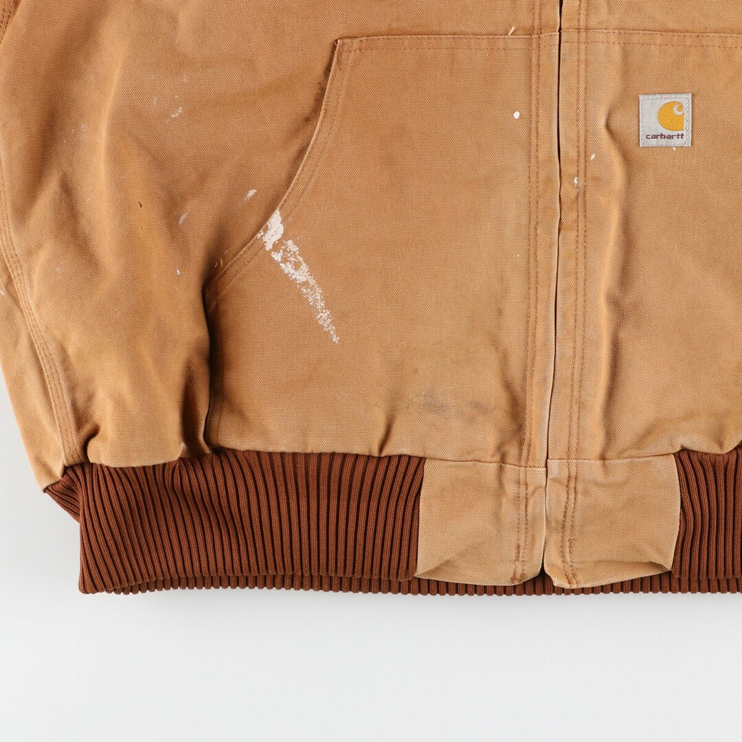 carhartt(カーハート)の古着 90年代 カーハート Carhartt アクティブジャケット ダックフルジップパーカー USA製 メンズXL ヴィンテージ /eaa421480 メンズのジャケット/アウター(その他)の商品写真