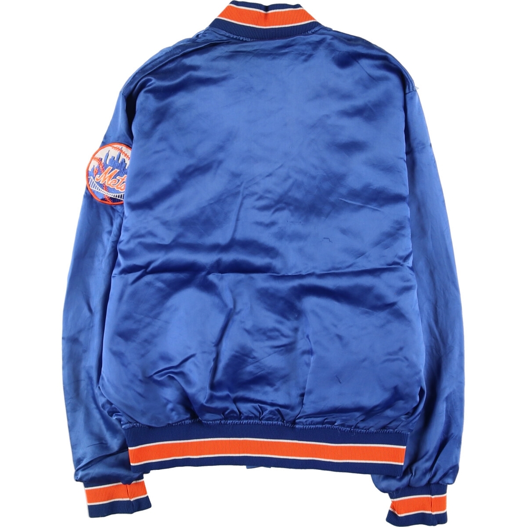 古着 90年代 felco MLB NEWYORK METS ニューヨークメッツ ナイロンスタジャン アワードジャケット USA製 メンズM ヴィンテージ /eaa416182 メンズのジャケット/アウター(スタジャン)の商品写真