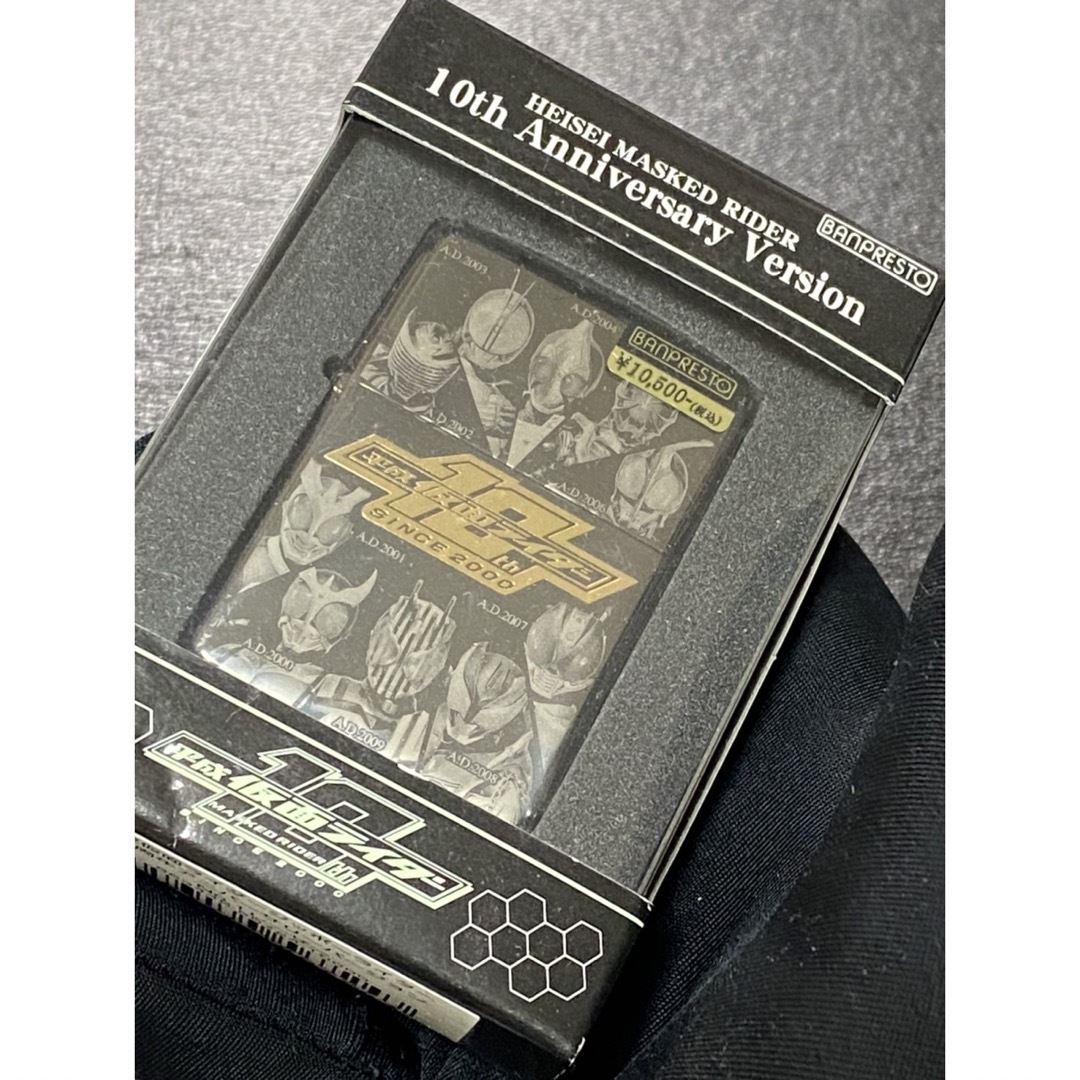 zippo 平成仮面ライダー NO.1 レーザー 10周年記念 2009年製 zippo 平成仮面ライダー NO.1 レーザー 10周年記念 2009年製