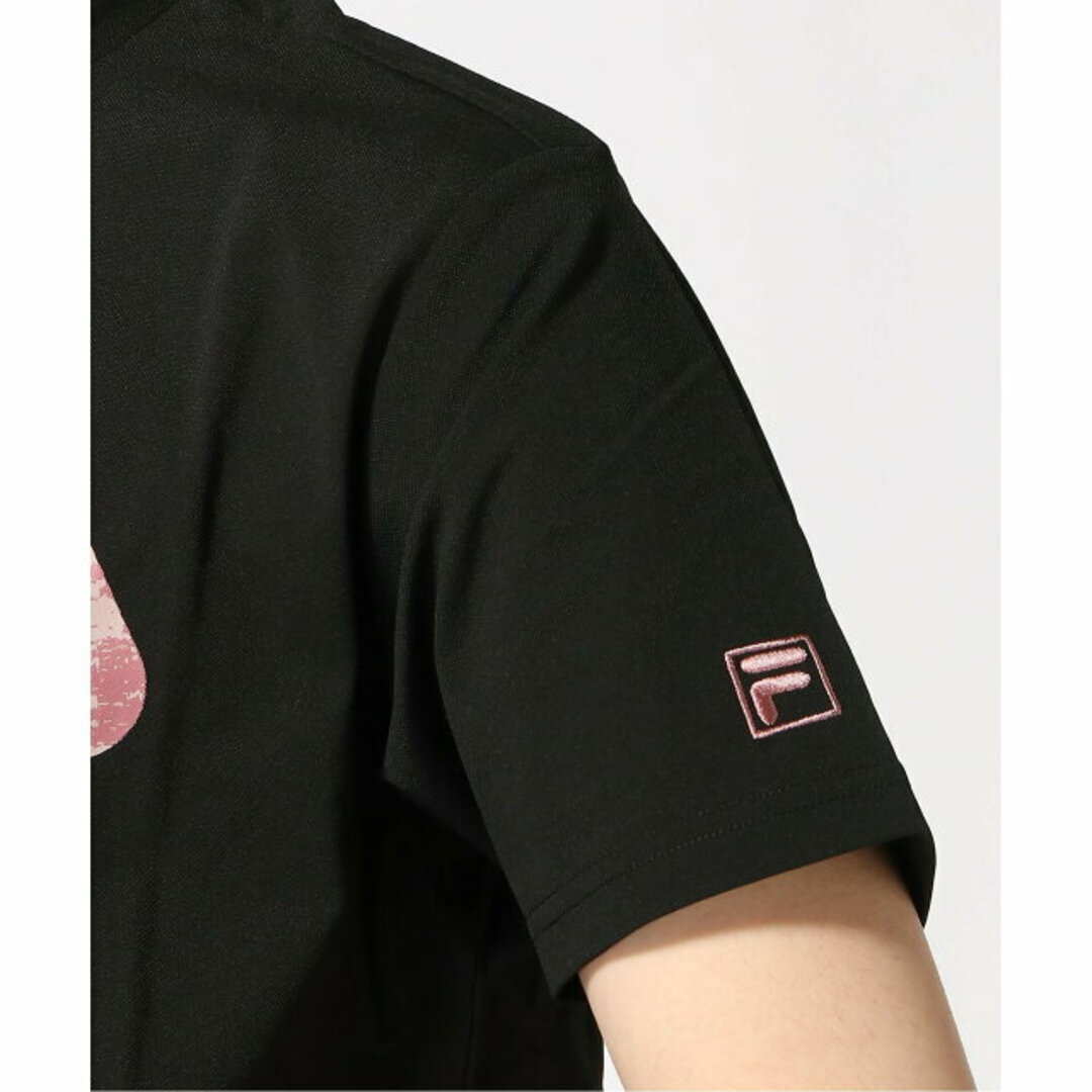 FILA(フィラ)の【BK】FILA/(M)PBT鹿の子 半袖Tシャツ メンズのトップス(Tシャツ/カットソー(半袖/袖なし))の商品写真