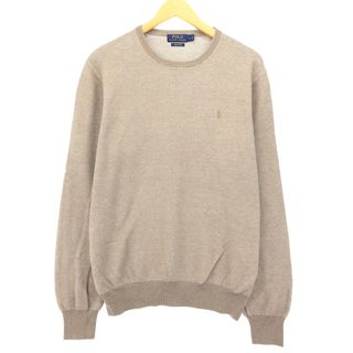 ラルフローレン(Ralph Lauren)の古着 ラルフローレン Ralph Lauren POLO RALPH LAUREN ピマコットンニットセーター メンズL /eaa399635(ニット/セーター)