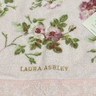 ローラアシュレイ(LAURA ASHLEY)の新品☆ローラアシュレイ フェイスタオル アンジェリカ☆バラ ピンク(タオル/バス用品)