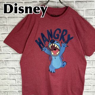 ディズニー(Disney)のDisney ディズニー スティッチ キャラ ハングリー Tシャツ 半袖 輸入品(Tシャツ/カットソー(半袖/袖なし))