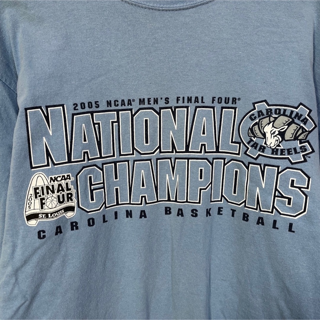 Champion(チャンピオン)の【チャンピオン】ロンT 長袖Tシャツ　バスケ NCAA　袖ロゴ　アニマル　羊６ メンズのトップス(Tシャツ/カットソー(七分/長袖))の商品写真