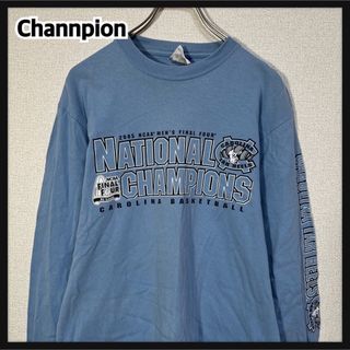 チャンピオン(Champion)の【チャンピオン】ロンT 長袖Tシャツ　バスケ NCAA　袖ロゴ　アニマル　羊６(Tシャツ/カットソー(七分/長袖))