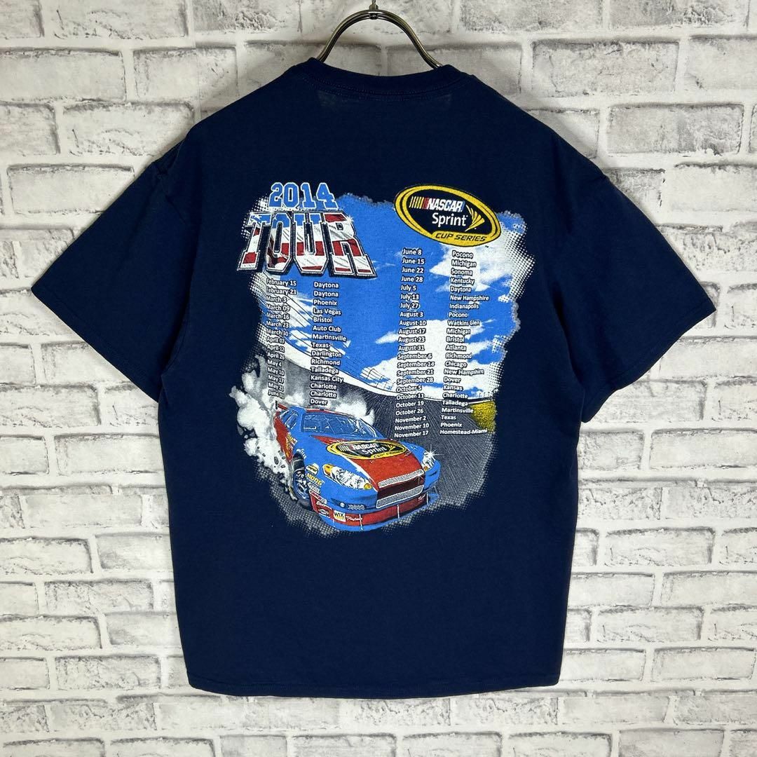DELTA(デルタ)のFedEx フェデックス NASCAR ナスカー 両面デザイン Tシャツ 半袖 メンズのトップス(Tシャツ/カットソー(半袖/袖なし))の商品写真