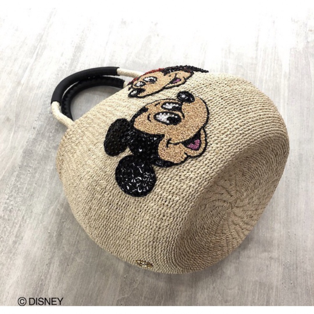 VIOLAd'ORO - VIOLAd'OROヴィオラドーロ ミッキー カゴバッグの VIOLAd'ORO - VIOLAd'OROヴィオラドーロ ミッキー カゴバッグの