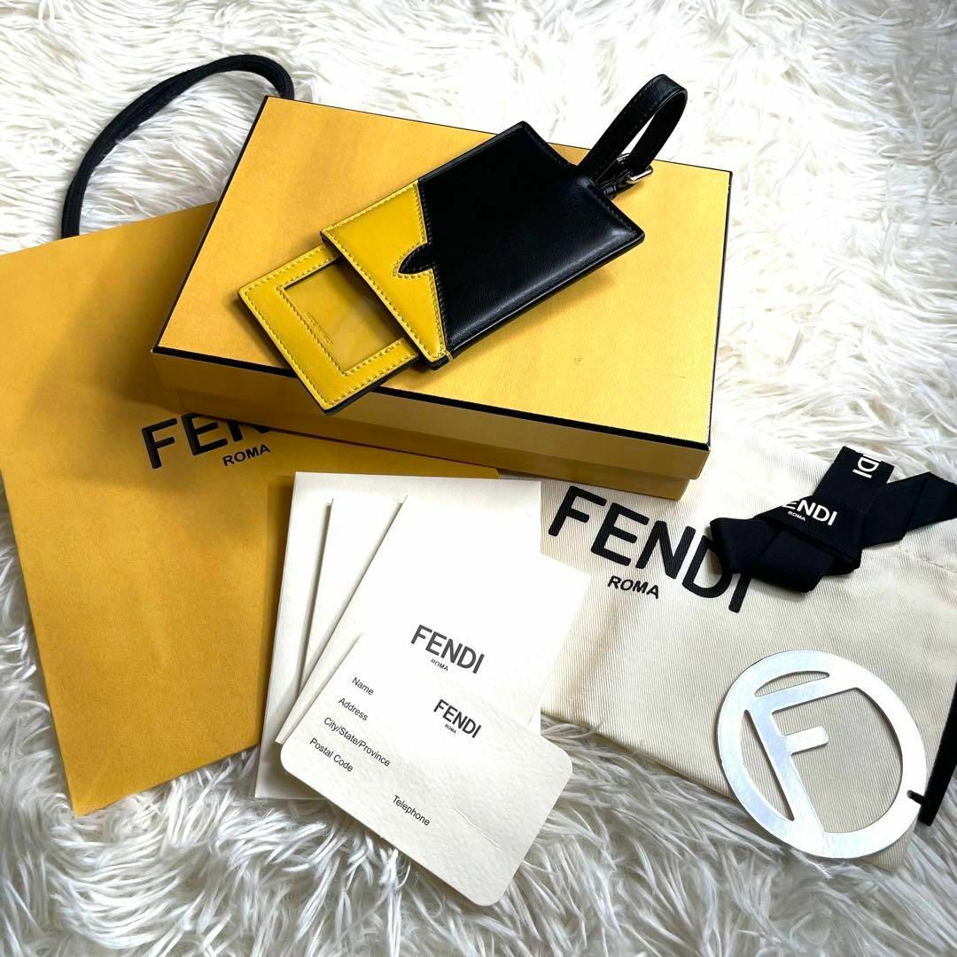 FENDI(フェンディ)の⋟極美品⋞ 入手困難 付属品完備 / フェンディ バグズアイラゲージタグ レディースのファッション小物(名刺入れ/定期入れ)の商品写真