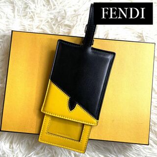 フェンディ(FENDI)の⋟極美品⋞ 入手困難 付属品完備 / フェンディ バグズアイラゲージタグ(名刺入れ/定期入れ)