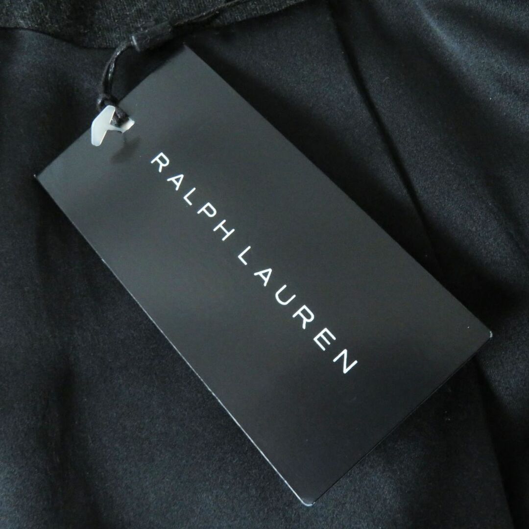 Ralph Lauren(ラルフローレン)の未使用品◎正規品 RALPH LAUREN ラルフローレン レディース ラムレザーエルボーパッチ デザインジャケット 裏シルク100％ グレー 2 タグ付 レディースのジャケット/アウター(テーラードジャケット)の商品写真