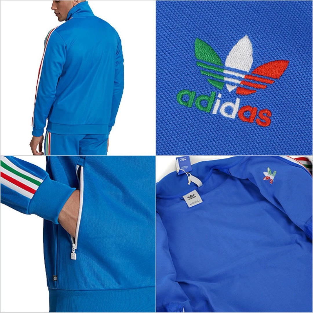 Originals（adidas）(オリジナルス)のアディダスオリジナルスadidasベッケンバウアー トラックジャケットLブルー メンズのトップス(ジャージ)の商品写真