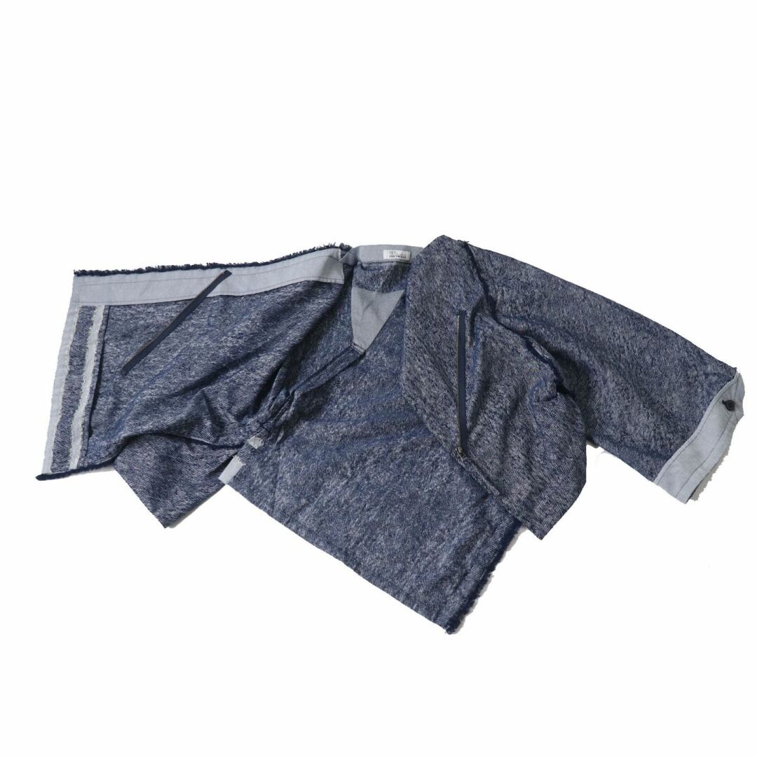 ISSEY MIYAKE(イッセイミヤケ)の極美品◎正規品 日本製 1325 イッセイミヤケ 22AW ROLLED DENIM IL23FD342／IL23FF343 デニム生地 セットアップ インディゴブルー 3／3 レディースのレディース その他(セット/コーデ)の商品写真