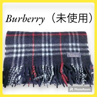 バーバリー(BURBERRY) マフラー/ショール(レディース)（ブルー