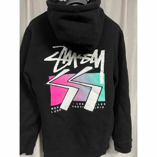 STUSSY - 【新品】stussy スウェットパーカー サイズL ブラック シップ