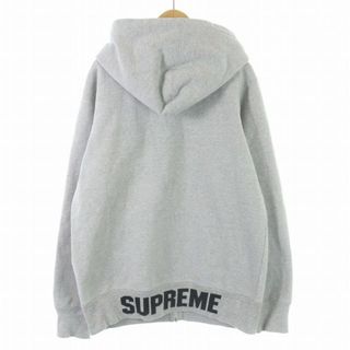 シュプリーム(Supreme)のSUPREME Rib Logo Zip Up Sweat Heather M(パーカー)